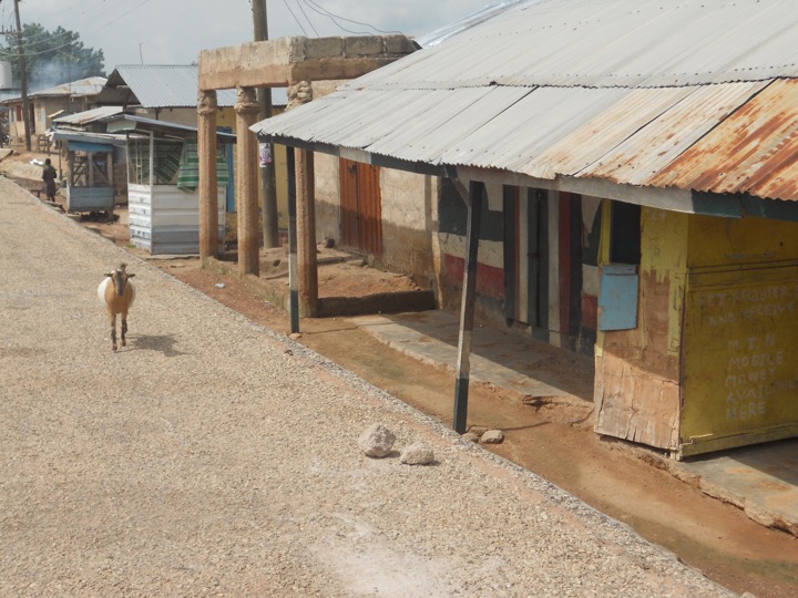 Street scene photographed during fieldwork